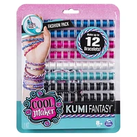 Cool Maker – Kumifantasy Fashion Pack, Makes up to 12 Bracelets with The Kumikreator, for Ages 8 And up