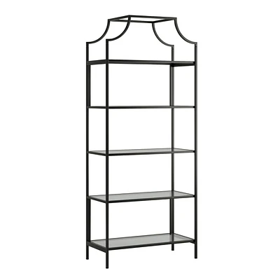 Sauder® Harvey Park Bookcase, Black, 425784