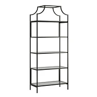 Sauder® Harvey Park Bookcase, Black, 425784