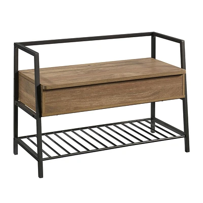 Sauder® North Avenue Storage Bench, Sindoori Mango, 428202