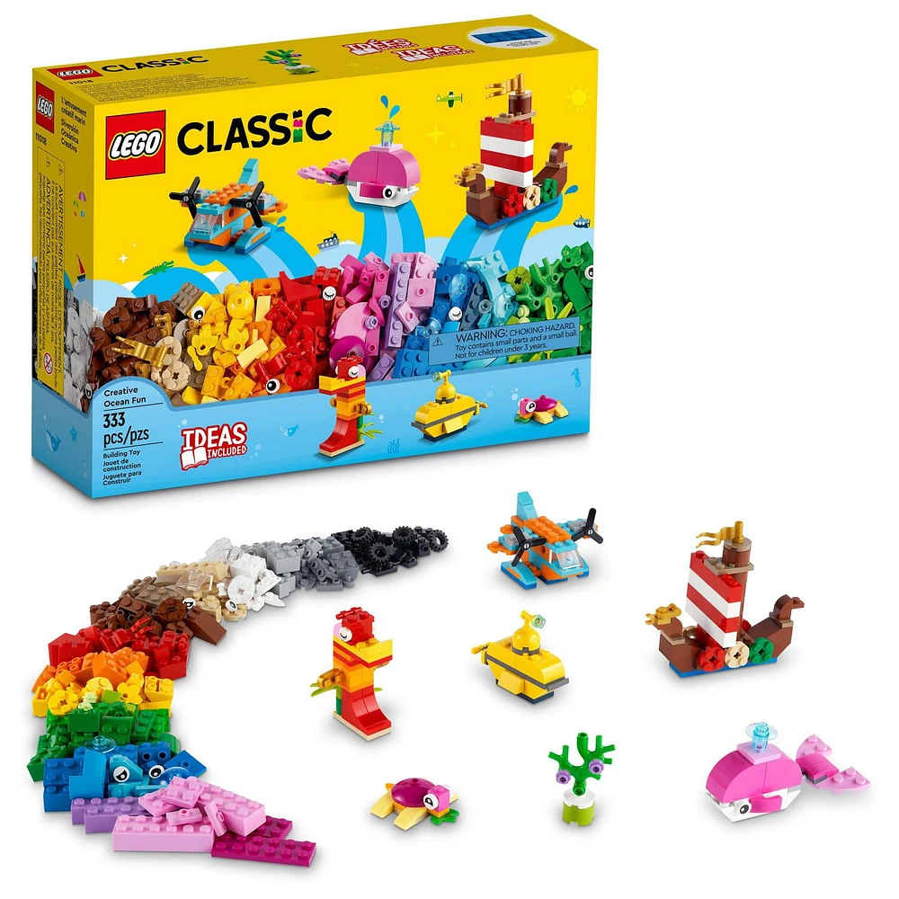 LEGO Classic Creative Ocean Fun 11018 Toy Building Kit (333 Pieces)