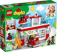 LEGO DUPLO Rescue Fire Station & Helicopter 10970 Building Toy (117 Pieces)