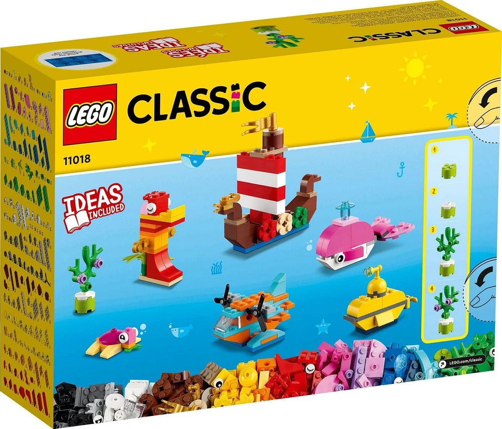 LEGO Classic Creative Ocean Fun 11018 Toy Building Kit (333 Pieces)