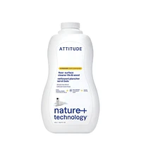 ATTITUDE nature+ technology, Nettoyant Plancher Sol et Bois, Zeste d'Agrumes 1.04L