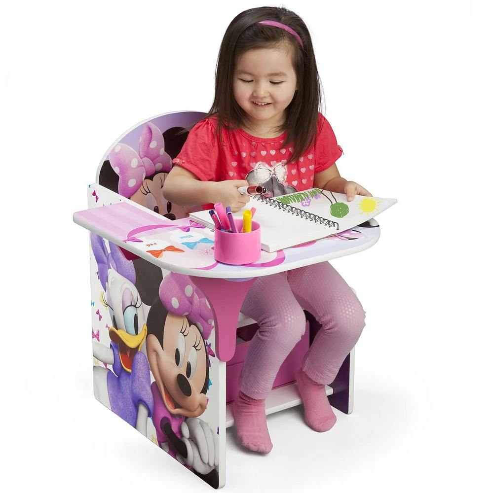 Disney Minnie Mouse Chair Desk with Storage Bin by Delta Children