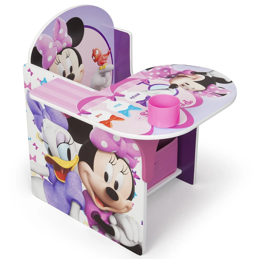 Disney Minnie Mouse Chair Desk with Storage Bin by Delta Children