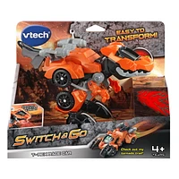 VTech Switch & Go T-Rex Race Car Transforming Dinosaur to Vehicle Toy - English Version