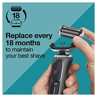 Braun Series 7 Electric Shaver Replacement Head, Easily Attach Your Shaver Head for a shave as efficient as day one, Compatible with New Generation Series 7 Shavers, 74S, Silver