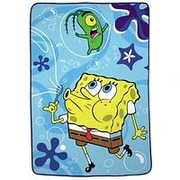 Spongebob "Bubble Buddies Blanket, Spongebob Blanket