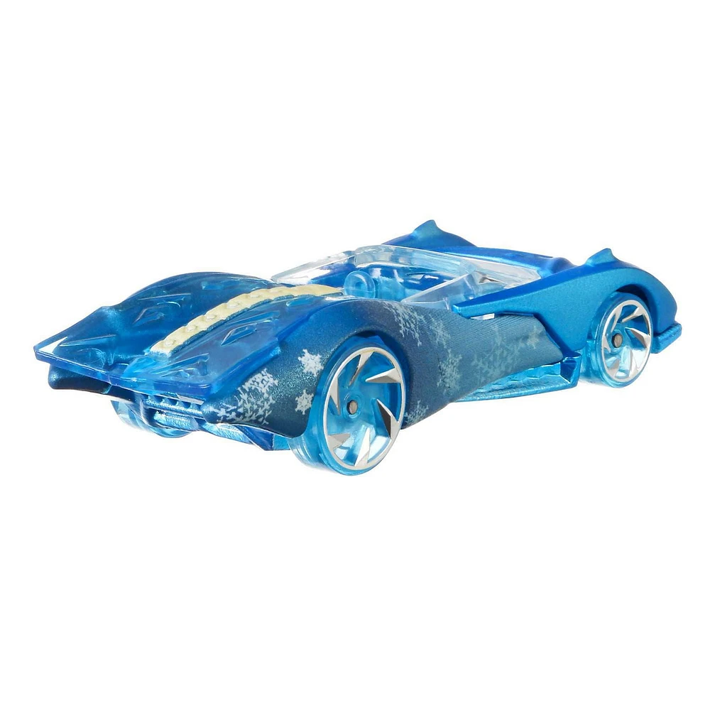 Hot Wheels Disney 100 Elsa Character Car, 1:64 Scale Collectible Toy Car