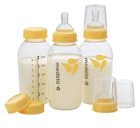 Medela Breast Milk Bottle, Collection and Storage Containers Set -3pk/250ml, 3 Pack of 250 ml Bottles