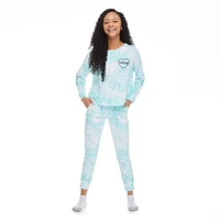 Justice Girls' Cuffed Pajamas 2-Piece Set