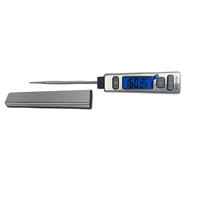 AccuChef Rapid Response Digital Thermometer, Stainless Steel, Backlit Display, Model 2275, Registers in seconds