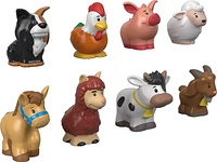 Little People figure pack featuring 8 farm animals