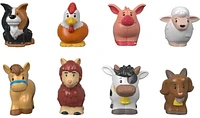 Little People figure pack featuring 8 farm animals