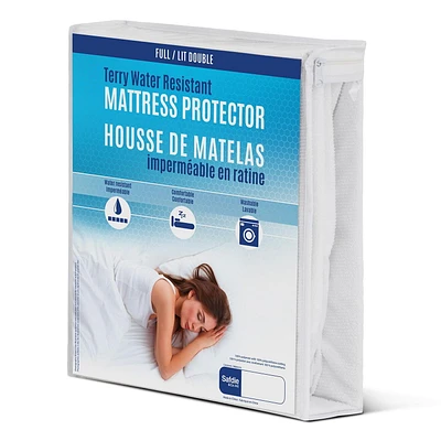 Safdie & Co. Protège-Matelas Q Imperméable Blanc