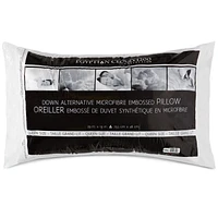 Safdie & Co. Pillow Embossed White