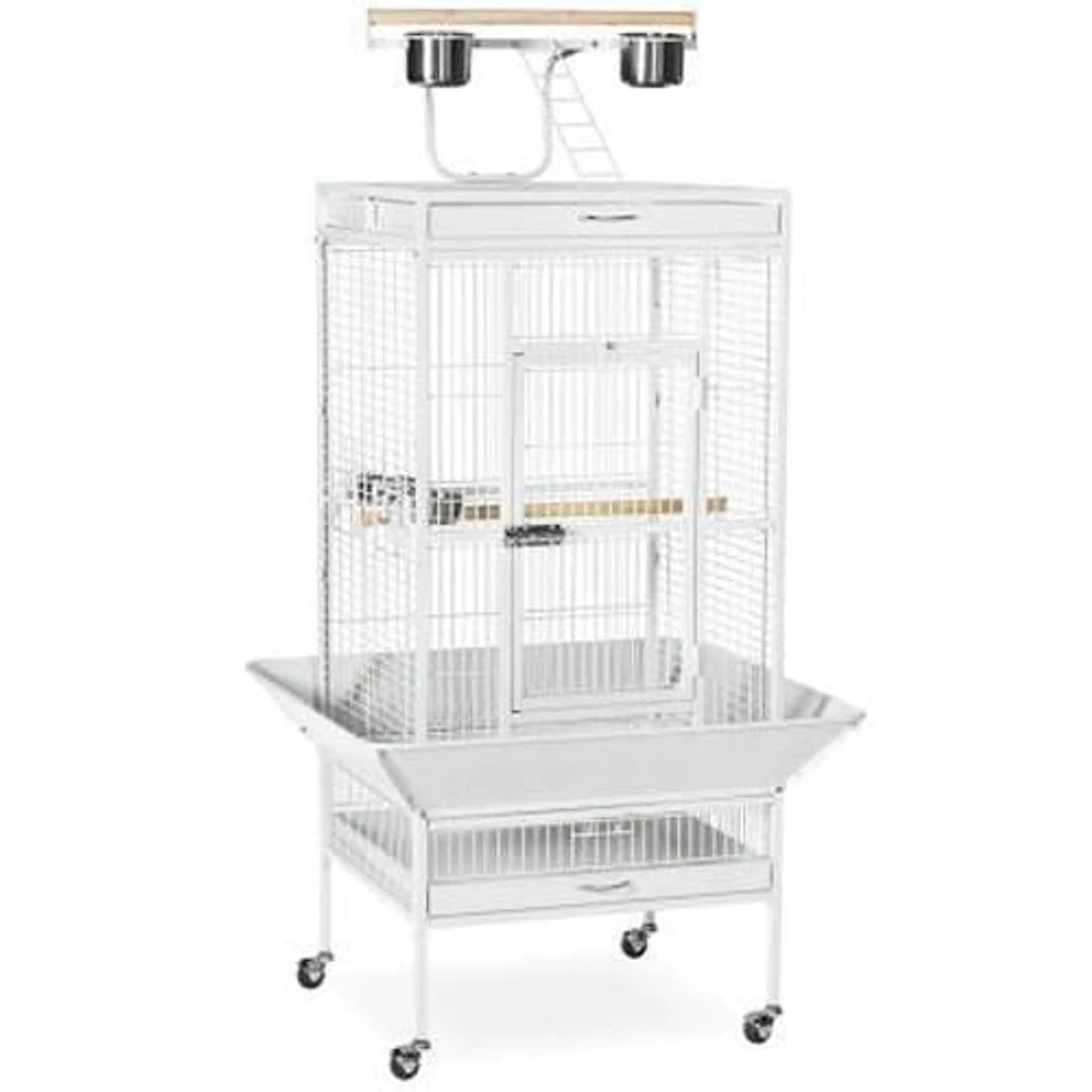 Prevue Pet Select Wrought Iron Cage, White