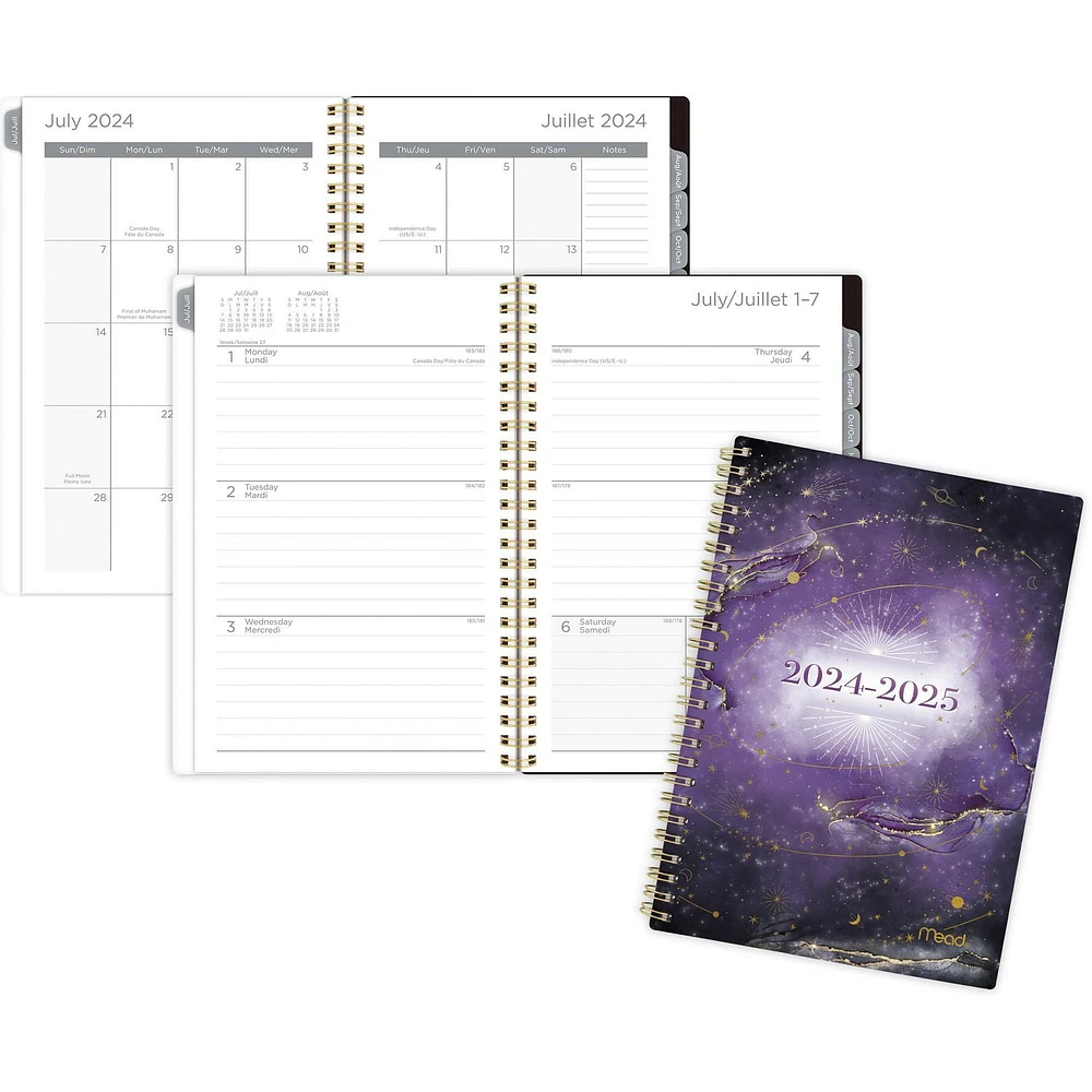 Mead 15M Magic Purple Small Planner, Planner