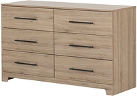 South Shore Primo 6-Drawer Double Dresser