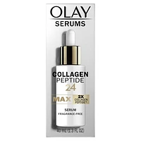 Olay Collagen Peptide 24 MAX Serum, Fragrance Free