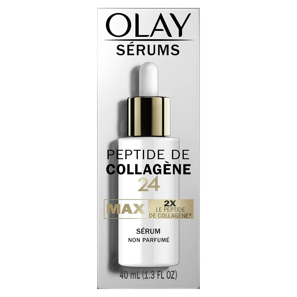 Olay Collagen Peptide 24 MAX Serum, Fragrance Free