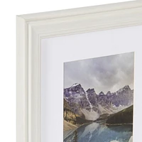 hometrends Brimstead White Tabletop Picture Frame, 8" x 10"/5" x 7"