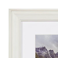 hometrends Brimstead White Tabletop Picture Frame, 8" x 10"/5" x 7"