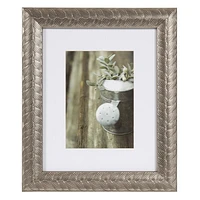 hometrends Sianna Silver Tabletop Picture Frame, 8" x 10"/5" x 7"