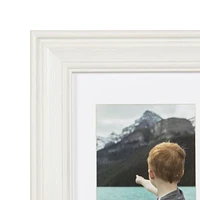 hometrends Brimstead White Tabletop Picture Frame, 5" x 7"/3.5" x 5"