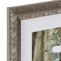 hometrends Sianna Silver Tabletop Picture Frame, 8" x 10"/5" x 7"