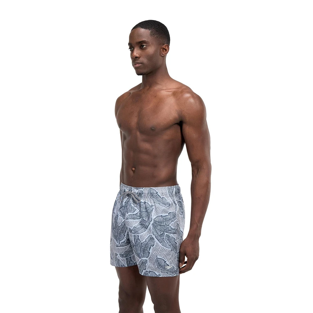 Short de volley 16 po avec imprimé floral feuillage Speedo pour hommes Tailles P-2XL