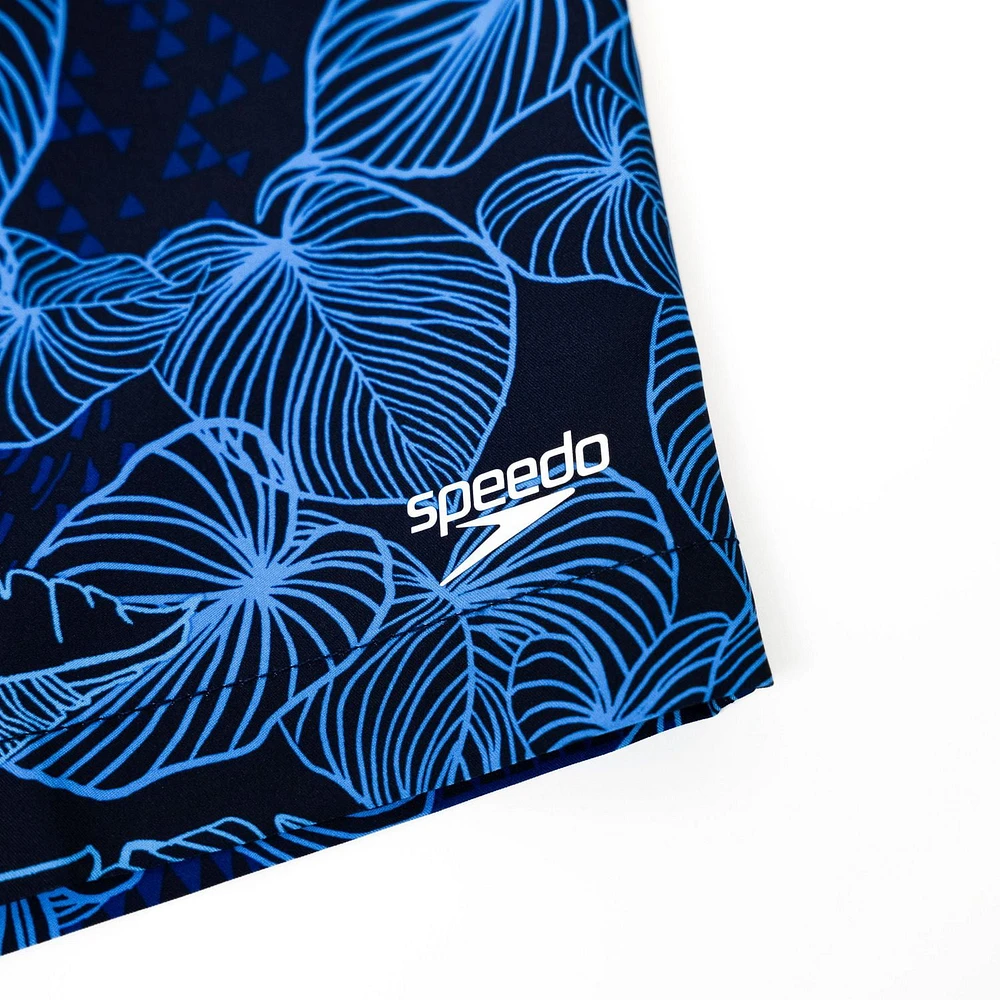 Speedo Men's "Palm Overflow" Printed  Volley 16", Sizes S-2XL