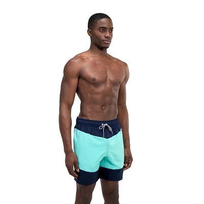 Speedo Men's Chevron Colour Block Volley 18", Sizes S-2XL
