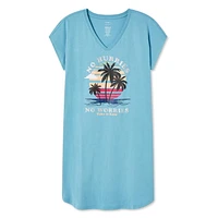 George Women's V-Neckline Nightshirt, Sizes S-XL