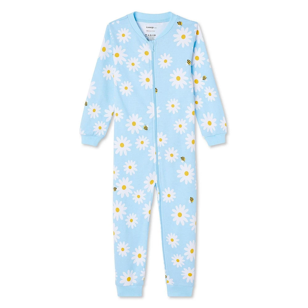 George Toddler Girls' Printed Sleeper, Sizes 2T-5T