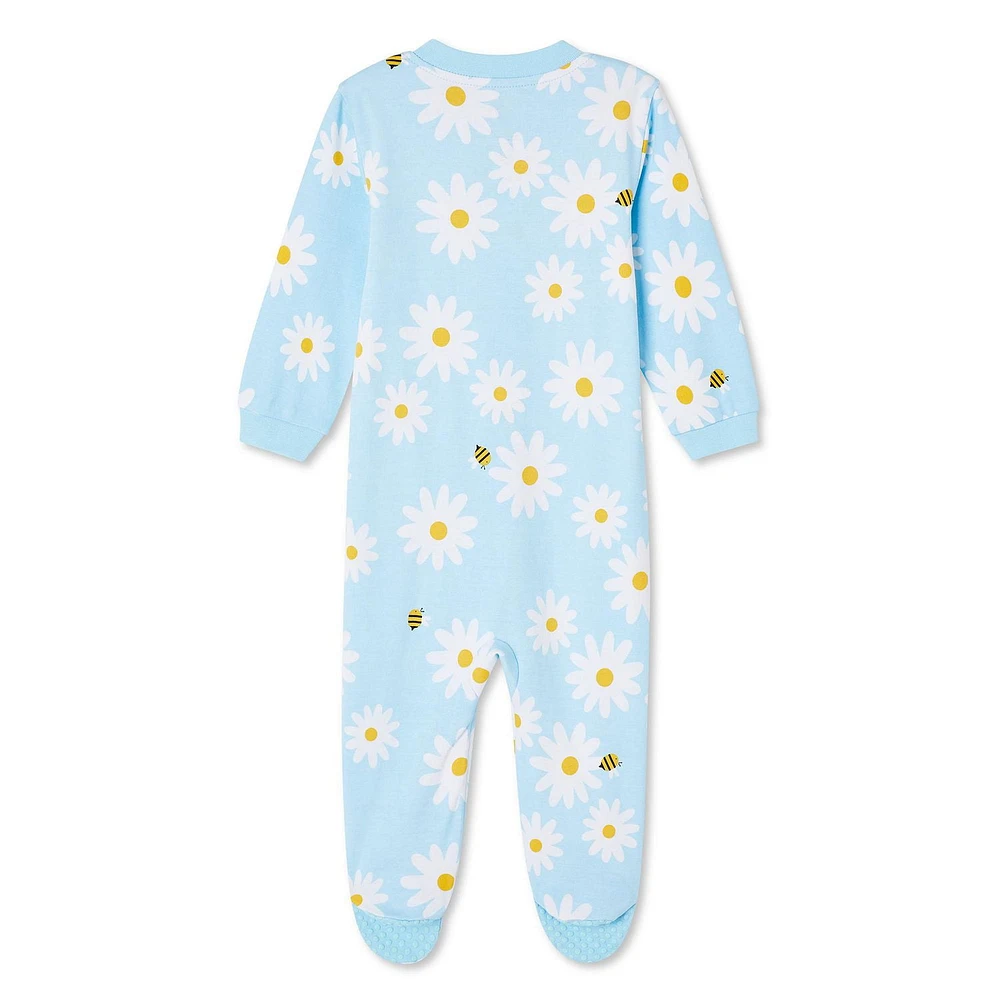 George Baby Girls' Printed Sleeper, Sizes 0-24 months