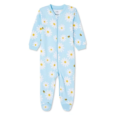 George Baby Girls' Printed Sleeper, Sizes 0-24 months