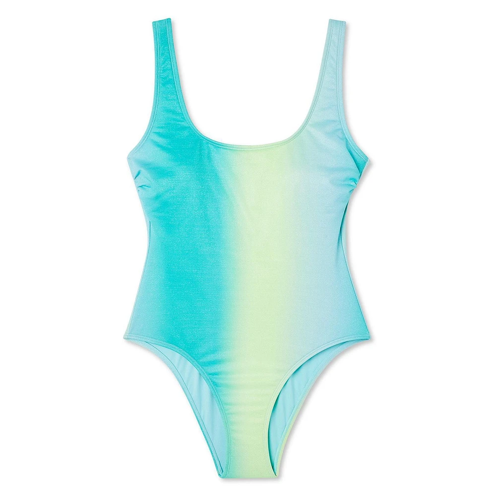 Maillot de bain à encolure dégagée No Boundaries pour femmes