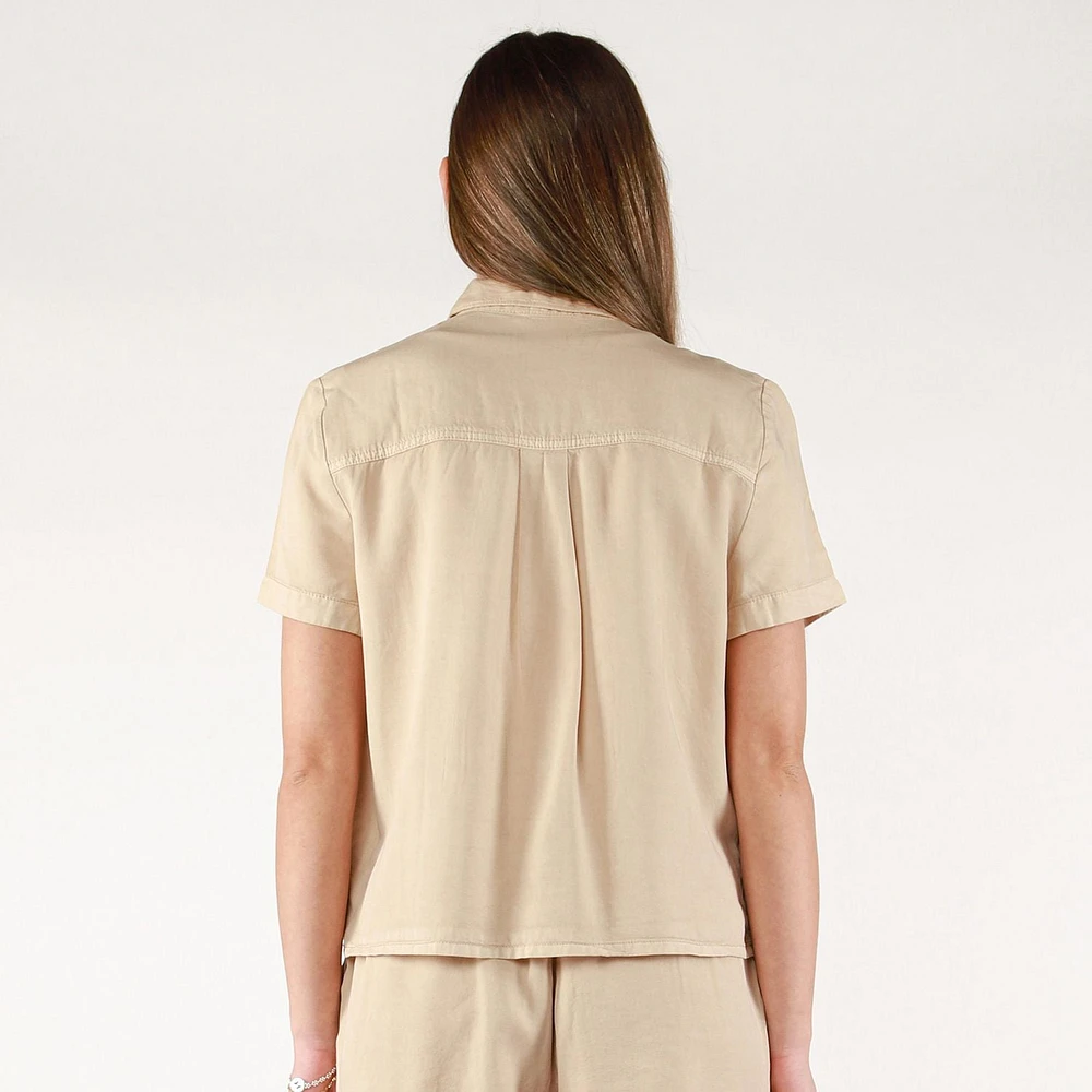 DV Chemise boutonnée à manches courtes