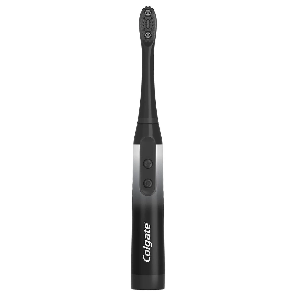 Brosse à dents à piles Colgate 360 Anthracite avec puissance sonique Brosse à dents à piles Colgate