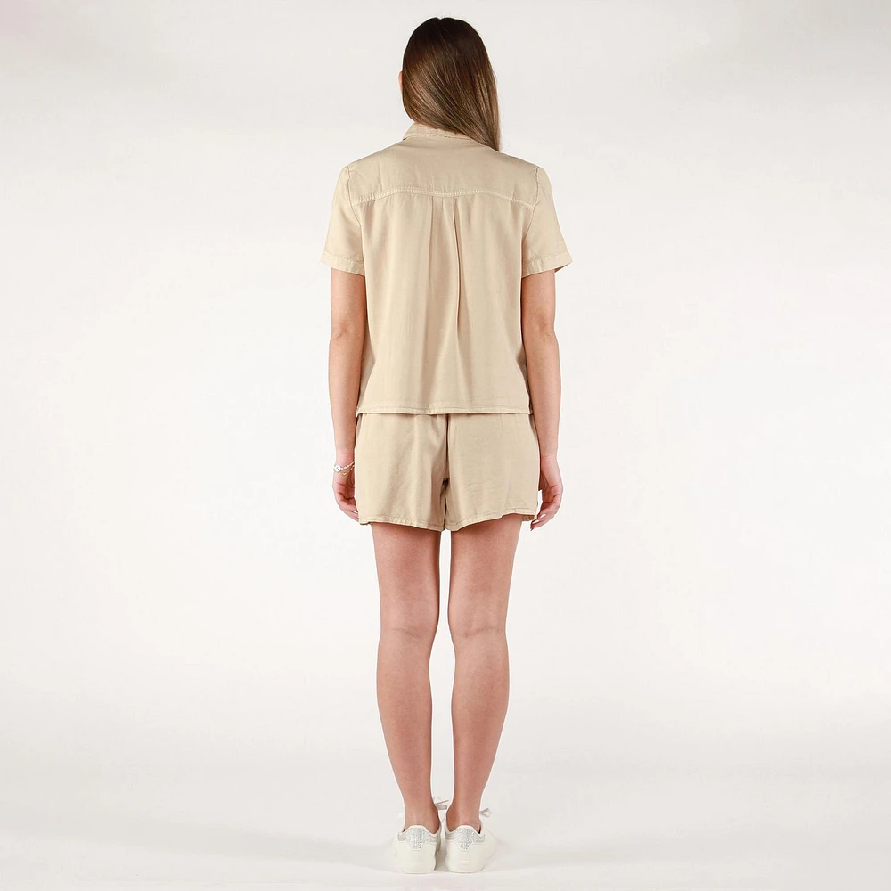 DV S/S collared button up shirt