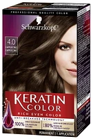 Schwarzkopf Keratin Color Permanent Hair Color Cream, 1 Pack/60 ml
