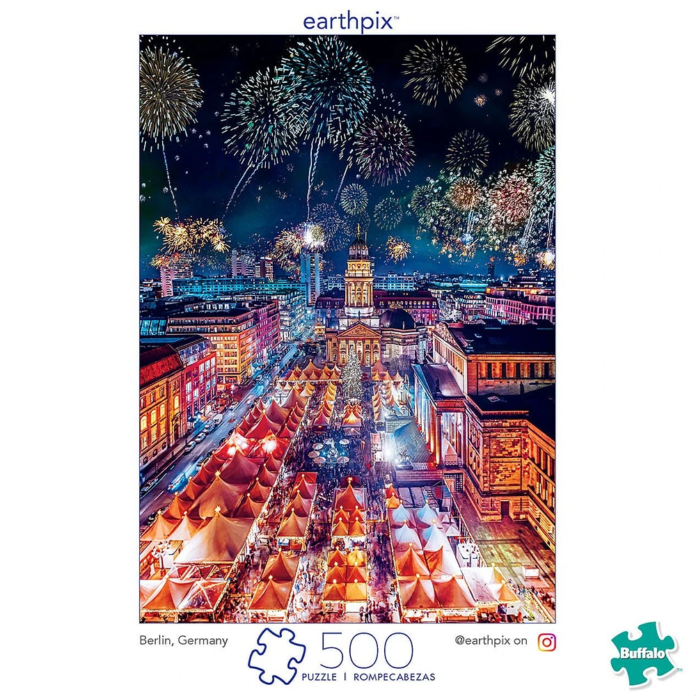 Buffalo Games Earthpix Fireworks Finale 500 Piece Jigsaw Puzzle