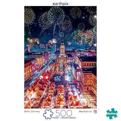 Buffalo Games Earthpix Fireworks Finale 500 Piece Jigsaw Puzzle