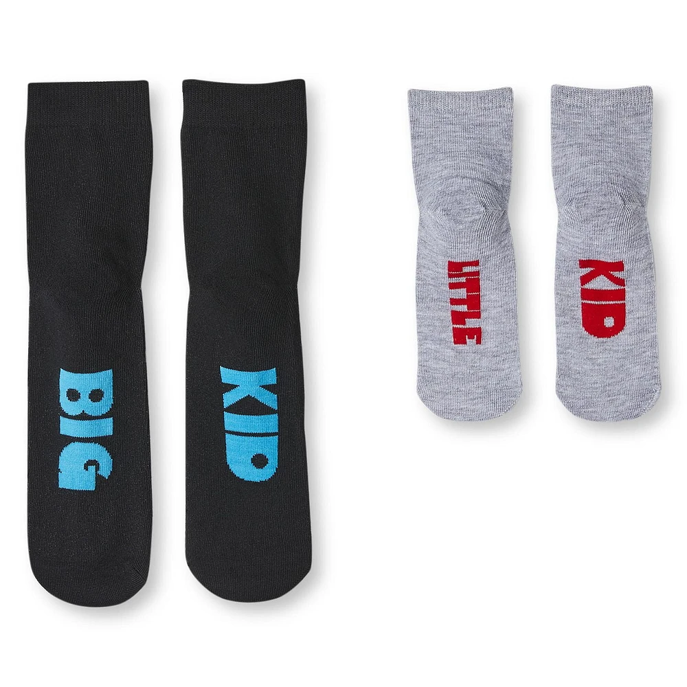 George Family Mid-Crew Socks 2-Pack