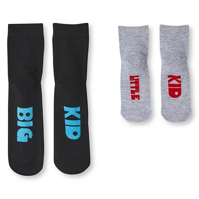 George Family Mid-Crew Socks 2-Pack