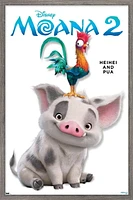 Disney Moana 2 - Heihei and Pua Feature Series Wall Poster, 22.375" x 34"