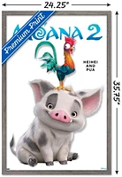 Disney Moana 2 - Heihei and Pua Feature Series Wall Poster, 22.375" x 34"