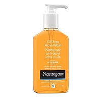 Neutrogena Oil-Free Acne Wash with Salicylic Acid, 177 mL